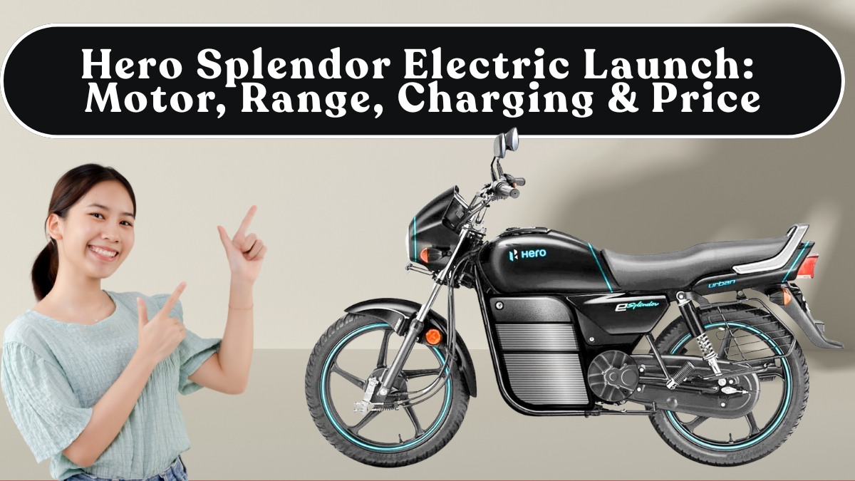 Hero Splendor Electric Launch: Motor, Range, Charging & Price