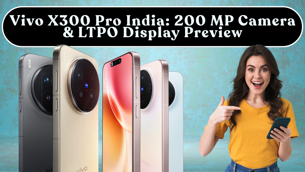 Vivo X300 Pro India: 200 MP Camera & LTPO Display Preview