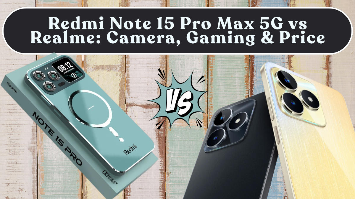 Redmi Note 15 Pro Max 5G vs Realme: Camera, Gaming & Price in India