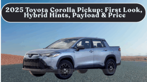 2025 Toyota Corolla Pickup: First Look, Hybrid Hints, Payload & Price