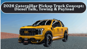 2026 Caterpillar Pickup Truck Concept: Diesel Talk, Towing & Payload
