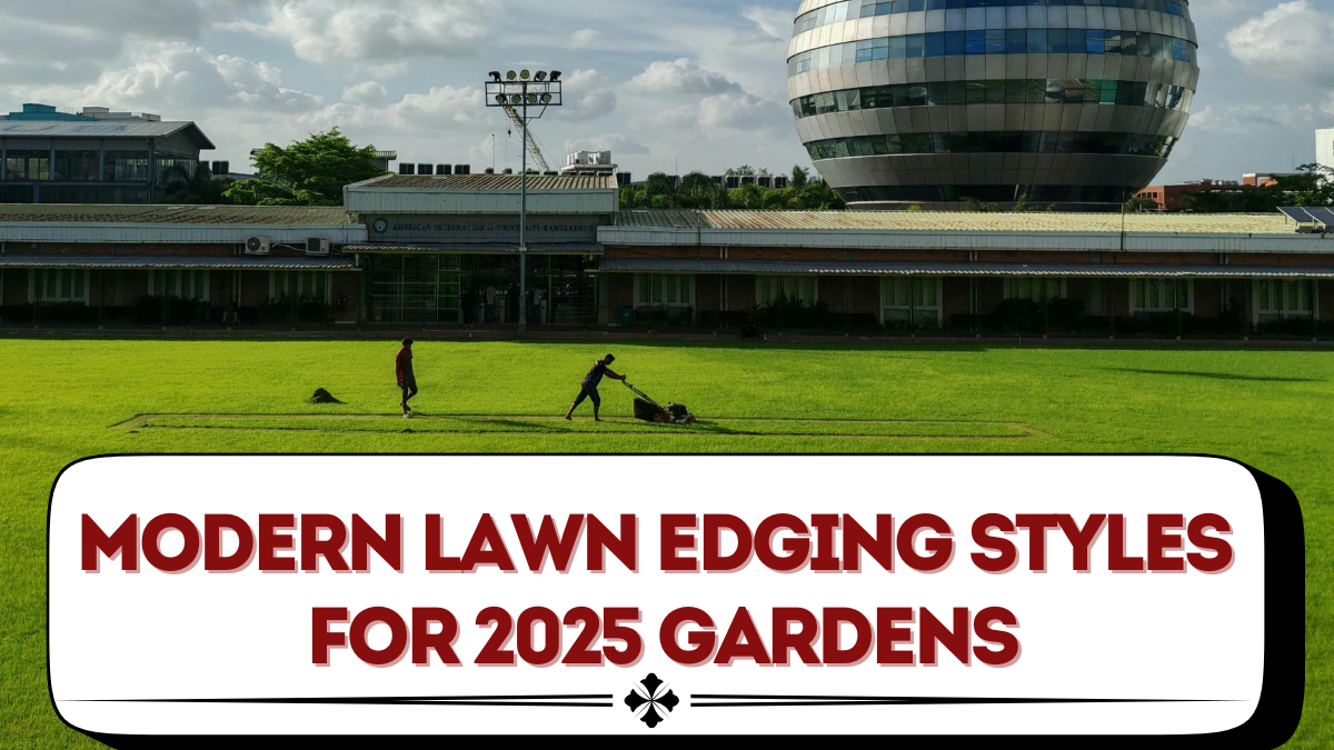 Modern Lawn Edging Styles for 2025 Gardens