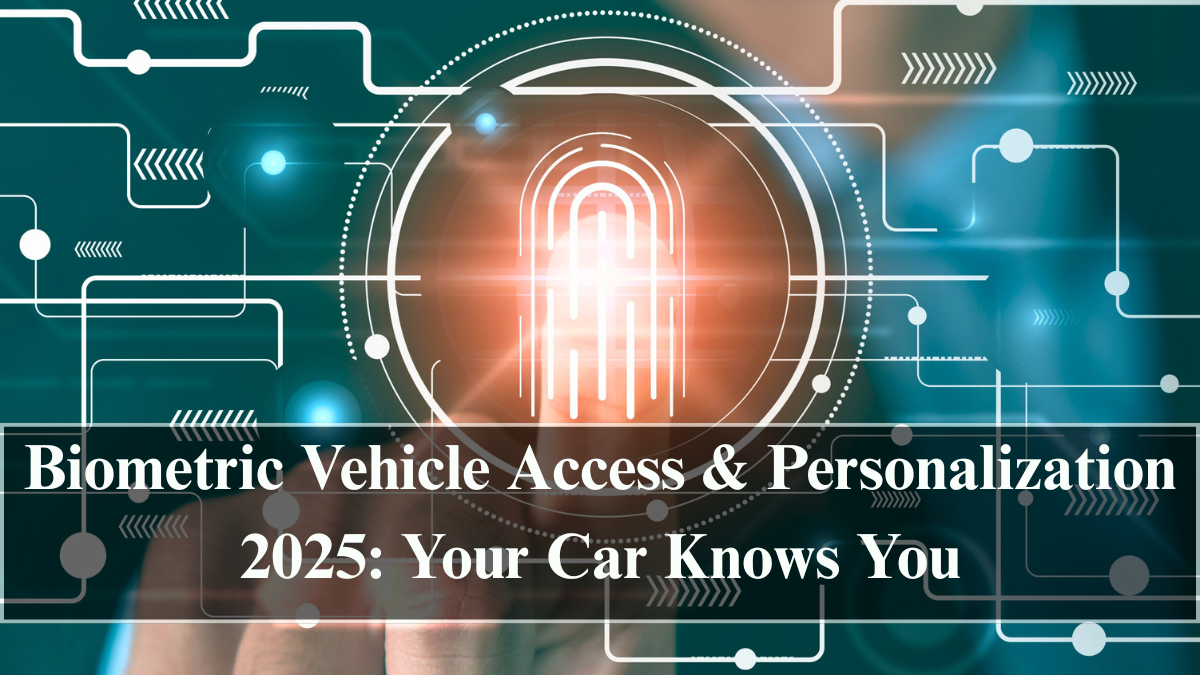 Biometric Vehicle Access & Personalization 2025: Your Car Knows You