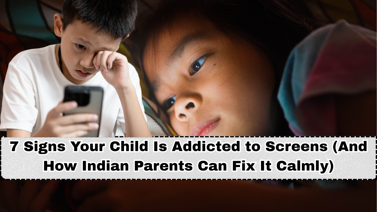 7 Signs Your Child Is Addicted to Screens (And How Indian Parents Can Fix It Calmly)