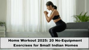 Home Workout 2025: 20 No-Equipment Exercises for Small Indian Homes