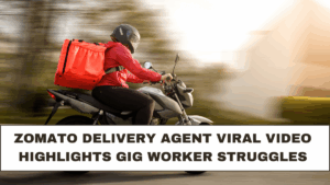 Zomato Delivery Agent Viral Video Highlights Gig Worker Struggles