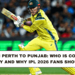 From Perth to Punjab: Who Is Cooper Connolly and Why IPL 2026 Fans Should Care