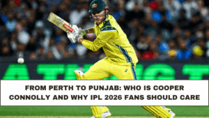 From Perth to Punjab: Who Is Cooper Connolly and Why IPL 2026 Fans Should Care