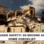 Earthquake Safety: 60-Second Actions + Home Checklist