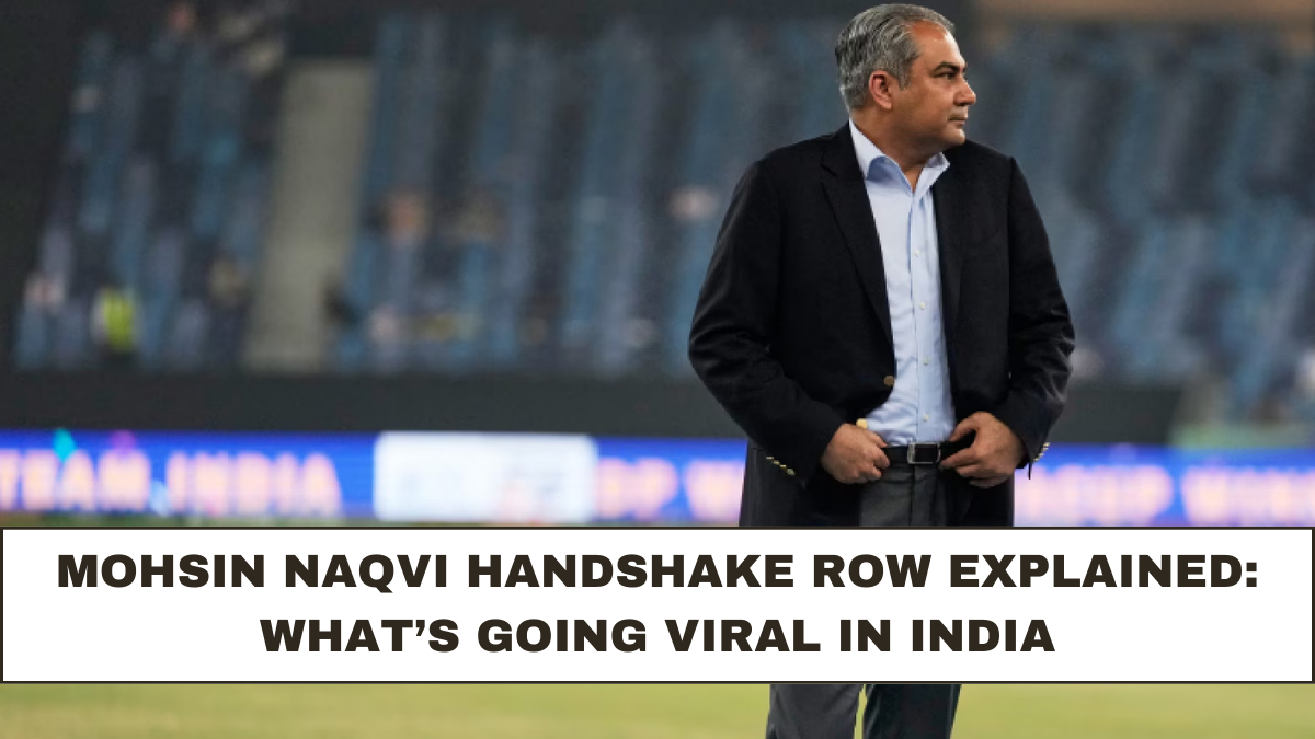 Mohsin Naqvi Handshake Row Explained: What’s Going Viral in India