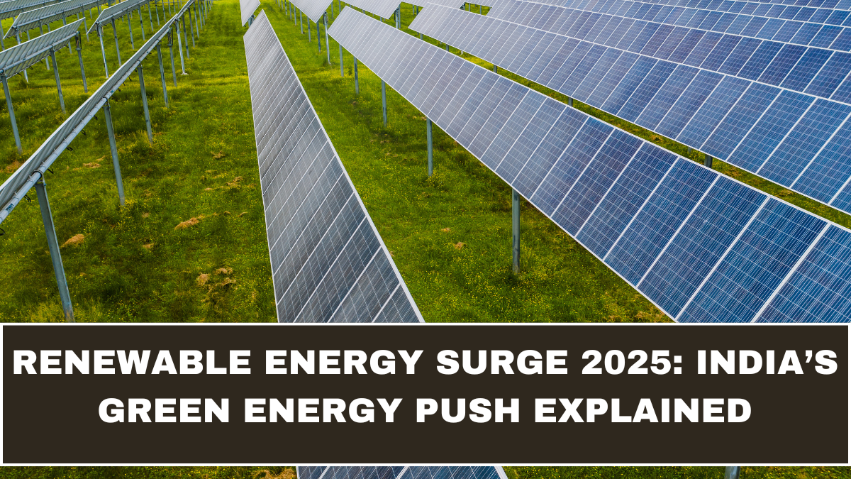 Renewable Energy Surge 2025: India’s Green Energy Push Explained