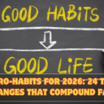 Micro-Habits for 2026: 24 Tiny Changes That Compound Fast