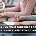 KVS NVS Exam Schedule 2026: Dates, Shifts, Reporting Time & ID