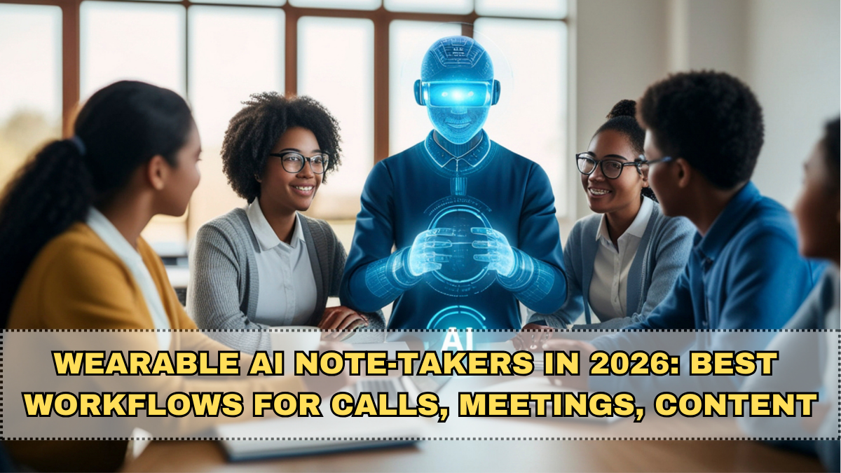 Wearable AI Note-Takers in 2026: Best Workflows for Calls, Meetings, Content