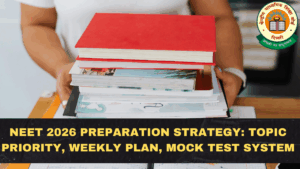 NEET 2026 Preparation Strategy: Topic Priority, Weekly Plan, Mock Test System, and Fast Revision Cycle