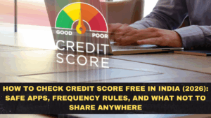 How to Check Credit Score Free in India (2026): Safe Apps, Frequency Rules, and What NOT to Share Anywhere