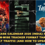OTT Release Calendar 2026 (India): Monthly Platform-Wise Tracker Format That Drives Repeat Traffic (And How to Update It)