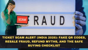 Ticket Scam Alert (India 2026): Fake QR Codes, Resale Fraud, Refund Myths, and the Safe Buying Checklist