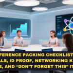 AI Conference Packing Checklist (2026): Essentials, ID Proof, Networking Kit, Dress Code, and “Don’t Forget This” Items