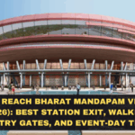 How to Reach Bharat Mandapam via Delhi Metro (2026): Best Station Exit, Walking Route, Entry Gates, and Event-Day Tips