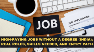 High-Paying Jobs Without a Degree in 2026 (India): Real Roles, Skills Needed, and Entry Path