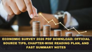 Economic Survey 2026 PDF Download: Official Source Tips, Chapter-Wise Reading Plan, and Fast Summary Notes