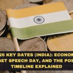 Budget 2026 Key Dates (India): Economic Survey Day, Budget Speech Day, and the Post-Budget Timeline Explained