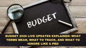 Budget 2026 Live Updates Explained: What Terms Mean, What to Track, and What to Ignore Like a Pro