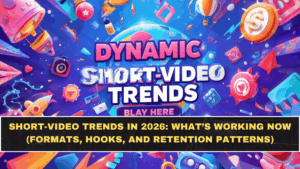 Short-Video Trends in 2026: What’s Working Now (Formats, Hooks, and Retention Patterns)