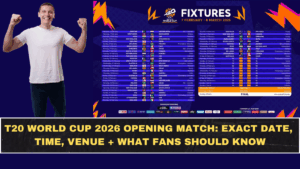 T20 World Cup 2026 Opening Match: Exact Date, Time, Venue + What Fans Should Know