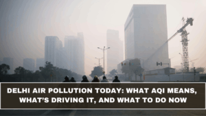 Delhi Air Pollution Today: What AQI Means, What’s Driving It, and What To Do Now