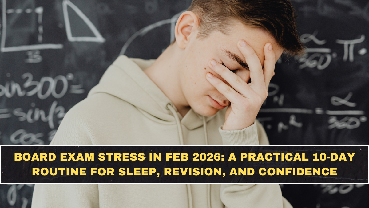 Board Exam Stress in Feb 2026: A Practical 10-Day Routine for Sleep, Revision, and Confidence