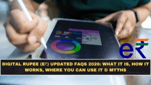 Digital Rupee (e₹) Updated FAQs 2026: What It Is, How It Works, Where You Can Use It & Myths