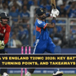 India vs England T20WC 2026: Key Battles, Turning Points, and Takeaways