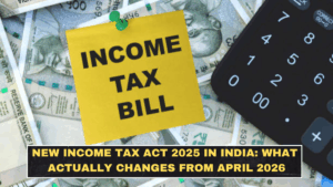 New Income Tax Act 2025 in India: What Actually Changes From April 2026