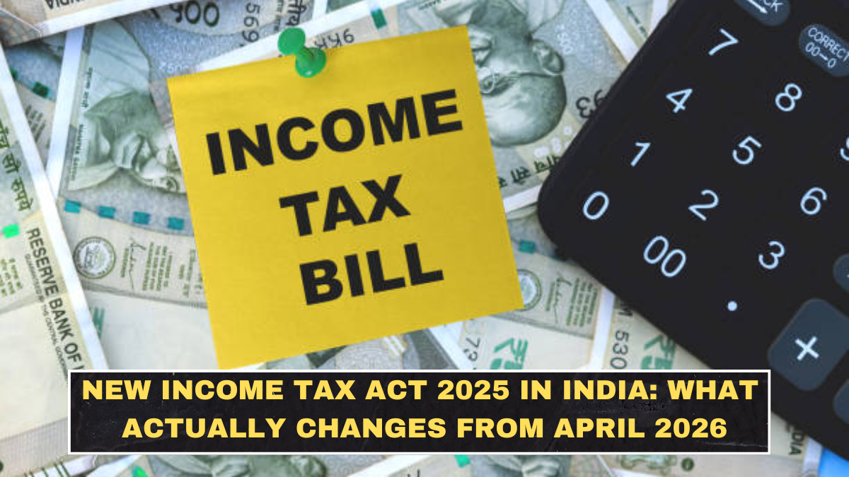 New Income Tax Act 2025 in India: What Actually Changes From April 2026