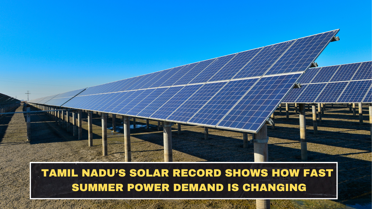Tamil Nadu’s Solar Record Shows How Fast Summer Power Demand Is Changing