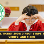 TS SSC Hall Ticket 2026: Direct Steps, Details to Verify, and Fixes