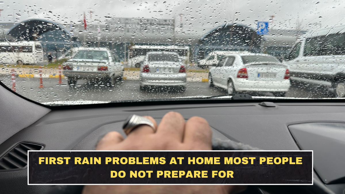 First Rain Problems at Home Most People Do Not Prepare For