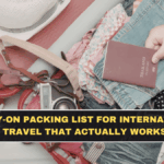 Carry-On Packing List for International Travel That Actually Works