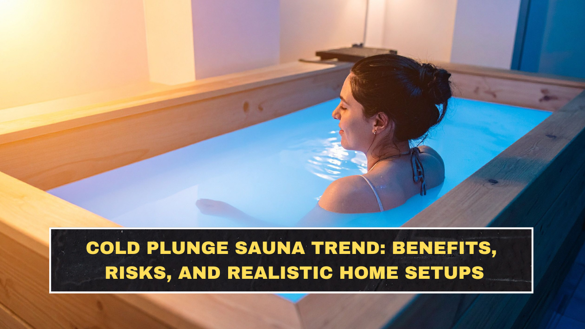 Cold Plunge Sauna Trend: Benefits, Risks, and Realistic Home Setups