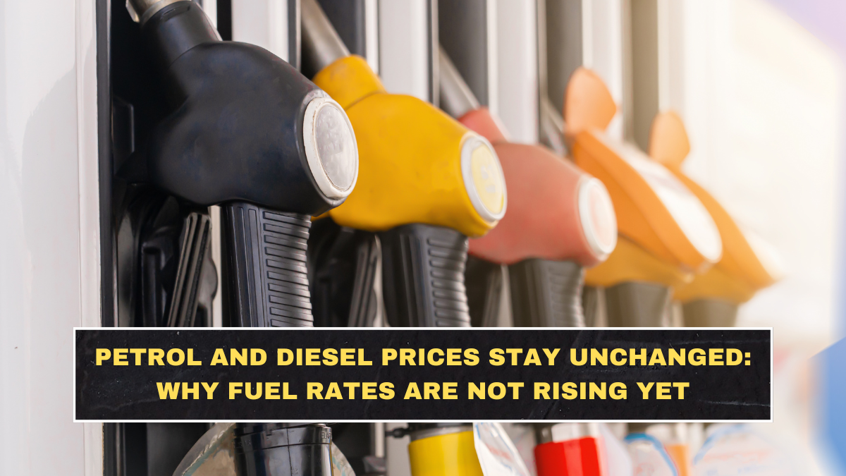 Petrol and Diesel Prices Stay Unchanged: Why Fuel Rates Are Not Rising Yet