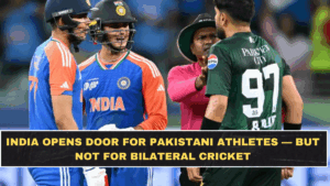 India Opens Door for Pakistani Athletes — But Not for Bilateral Cricket