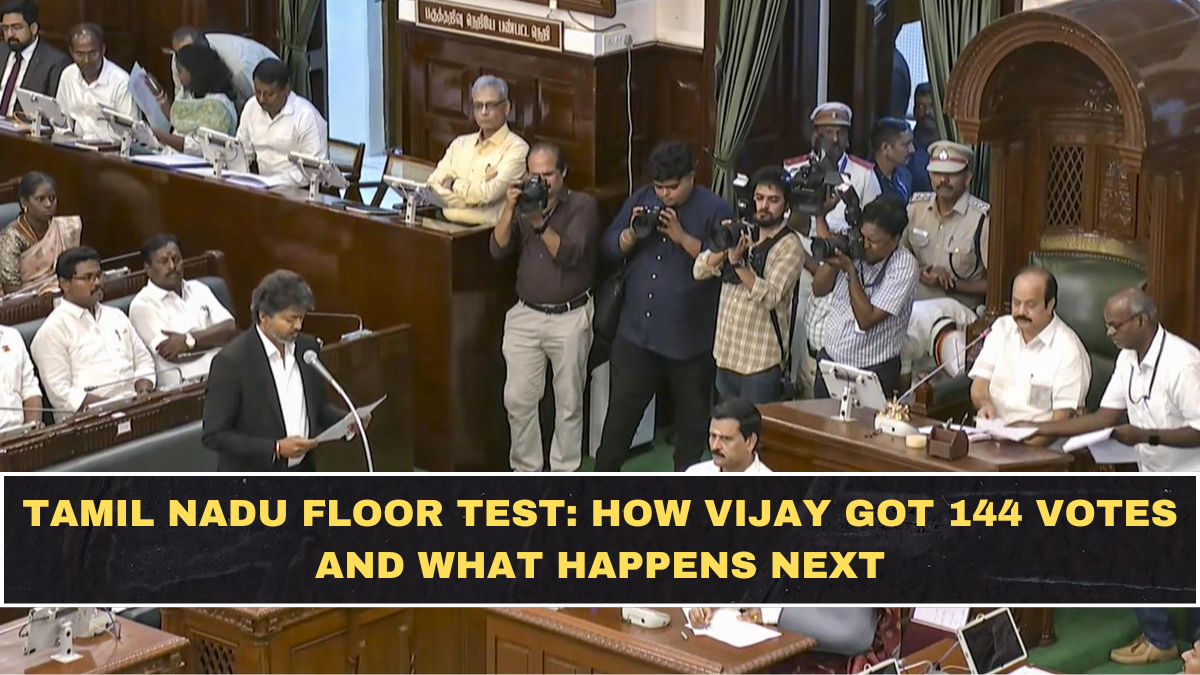 Tamil Nadu Floor Test: How Vijay Got 144 Votes and What Happens Next