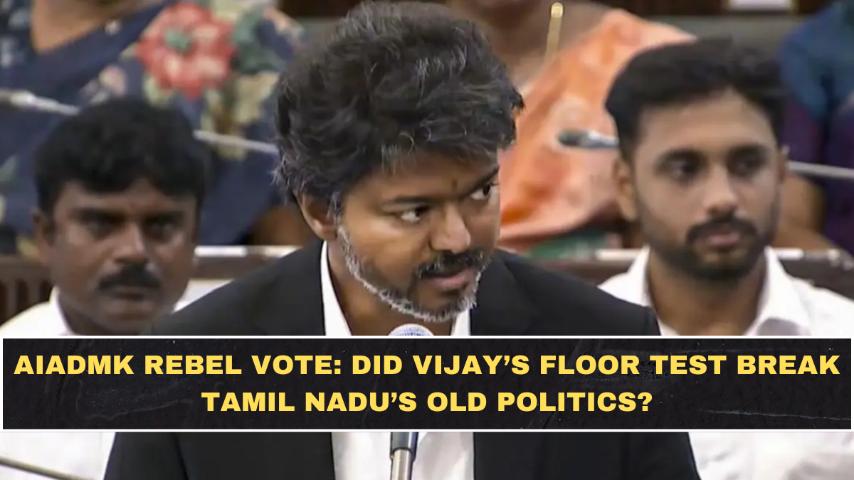 AIADMK Rebel Vote: Did Vijay’s Floor Test Break Tamil Nadu’s Old Politics?