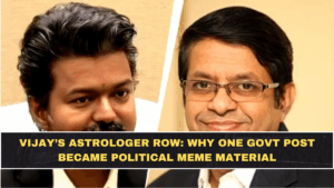 Vijay’s Astrologer Row: Why One Govt Post Became Political Meme Material