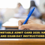 SSC GD Constable Admit Card 2026: Hall Ticket and Exam-Day Instructions